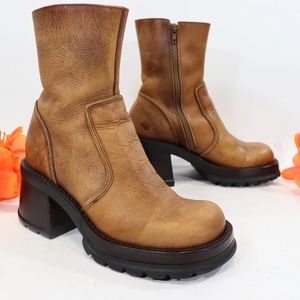 Platform Ankle Boots